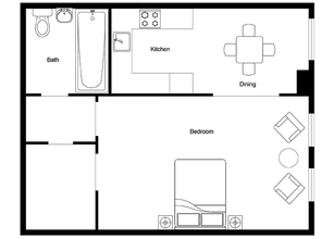 Studio G 004 floor plan